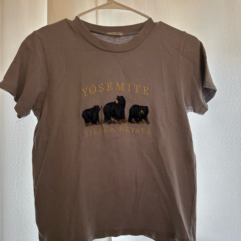 Brown Yosemite Sierra Nevada T-Shirt